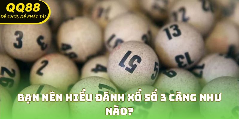Bạn nên hiểu đánh xổ số 3 càng như nào?